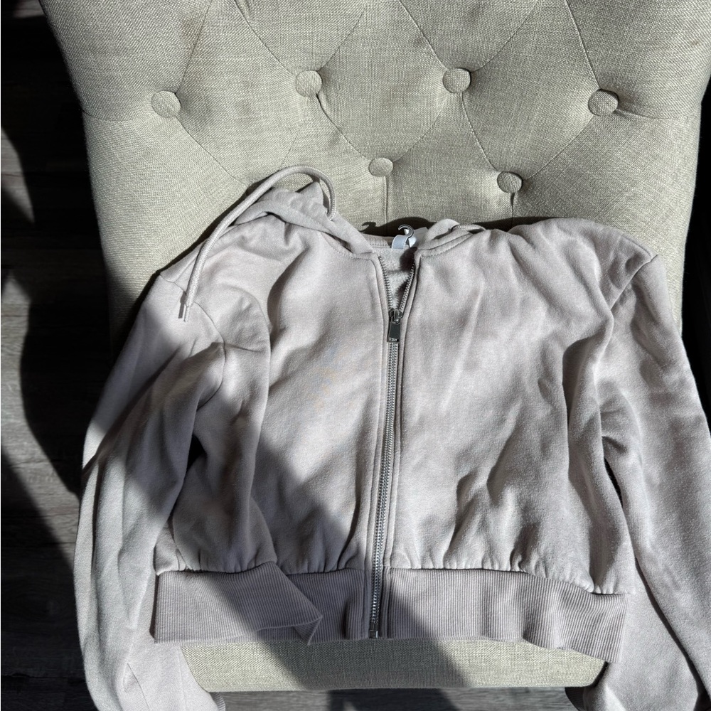 Divided Light Gray Zip-Up Jacket